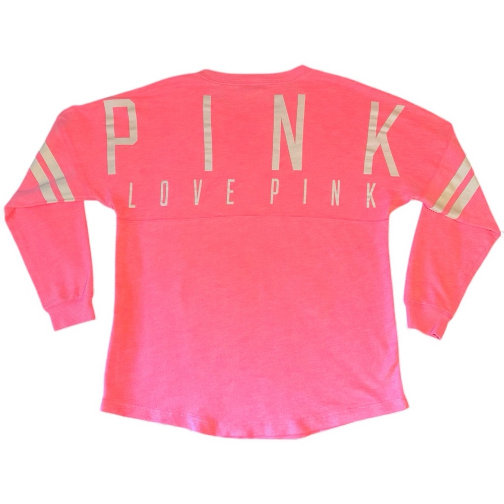 PINK - Victoria's Secret - Long Sleeve, Crew Neck, Fleece Pullover, Size M